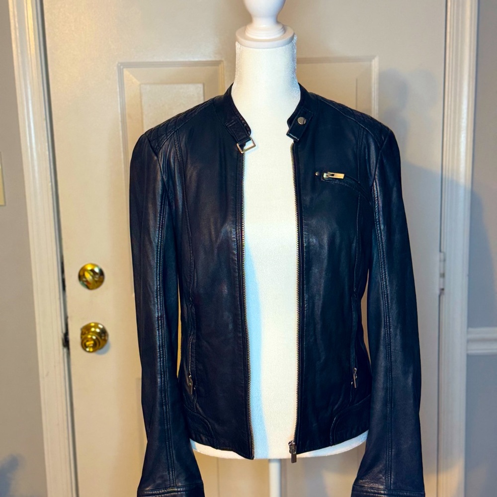 Lamarque Leather Moto jacket | size S